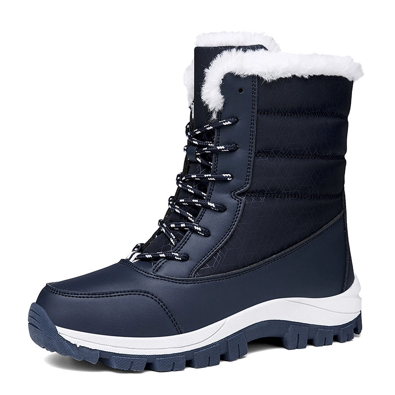 Special Price Brand Women's Shoes Northeast Snow Boots Women's Thickened Fleece-lined Winter Waterproof Non Slip Plus Size Outdoor Sports Cotton Shoes