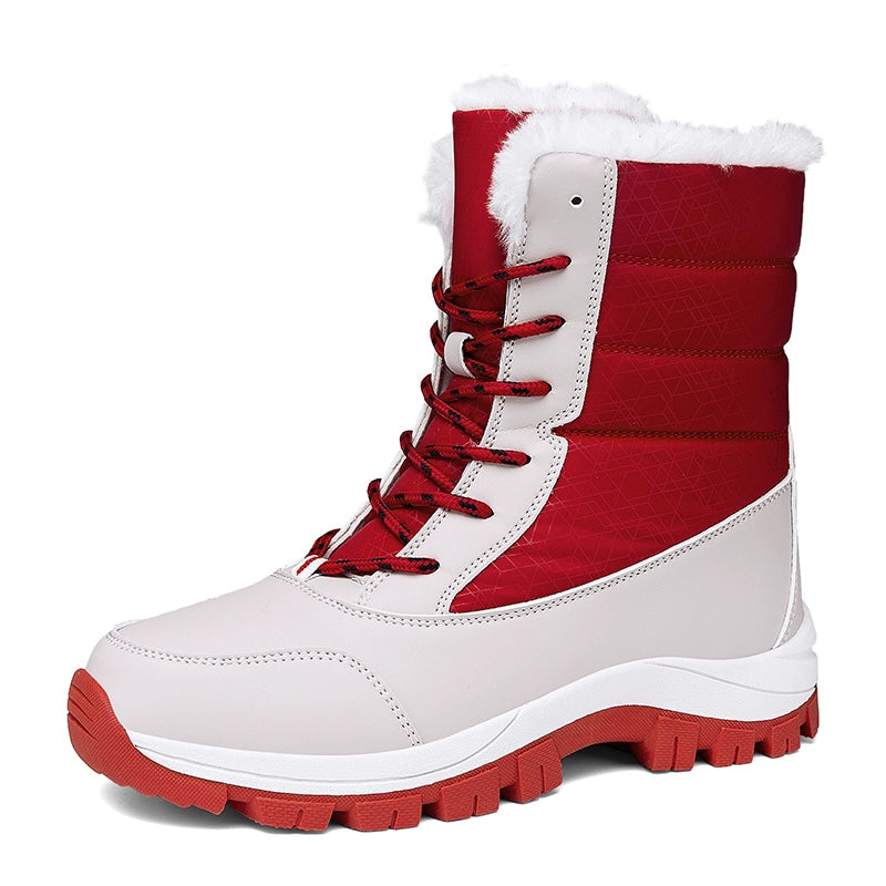 Special Price Brand Women's Shoes Northeast Snow Boots Women's Thickened Fleece-lined Winter Waterproof Non Slip Plus Size Outdoor Sports Cotton Shoes