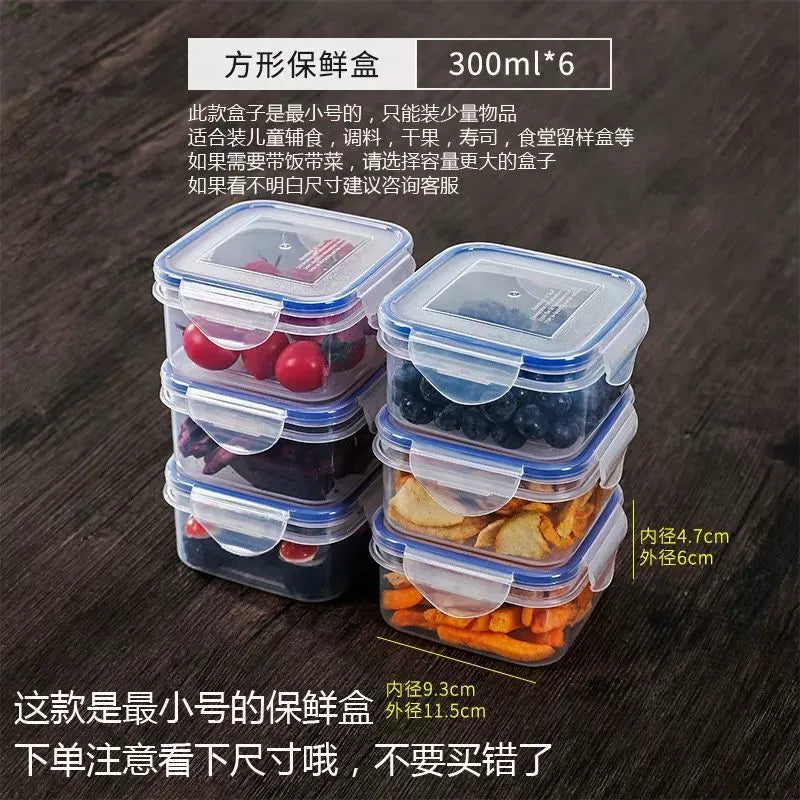 Small Size Plastic Fruit Microwave Oven Canteen Crisper