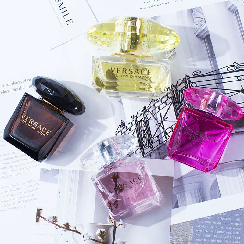 Versace Xianglian Night Bright Crystal Pink Diamond Ladies Eau De Toilette Gift Box Official Flagship Authentic Yu Shuxin Same Style