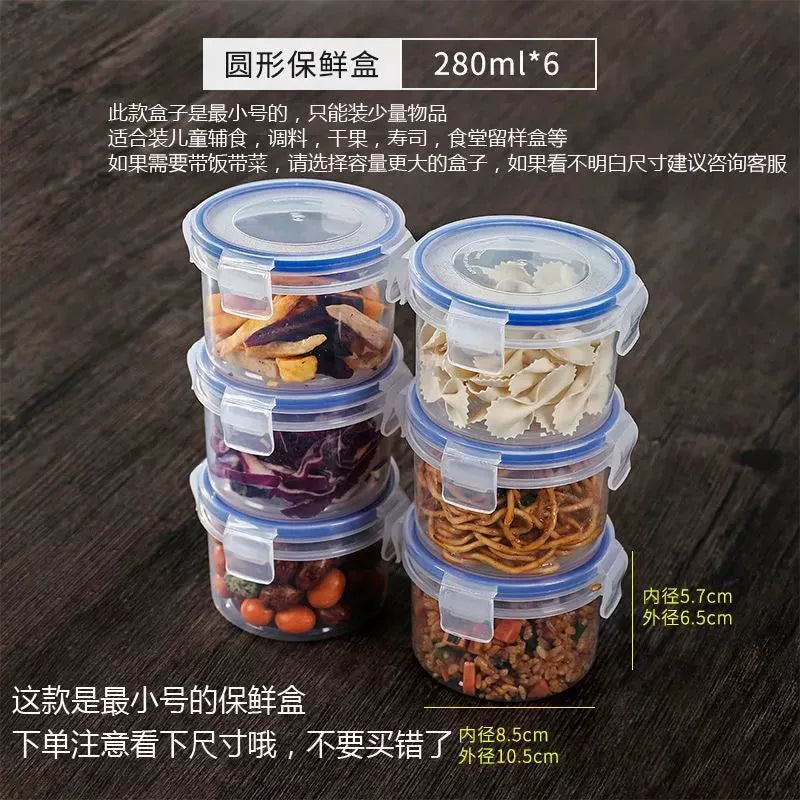Small Size Plastic Fruit Microwave Oven Canteen Crisper