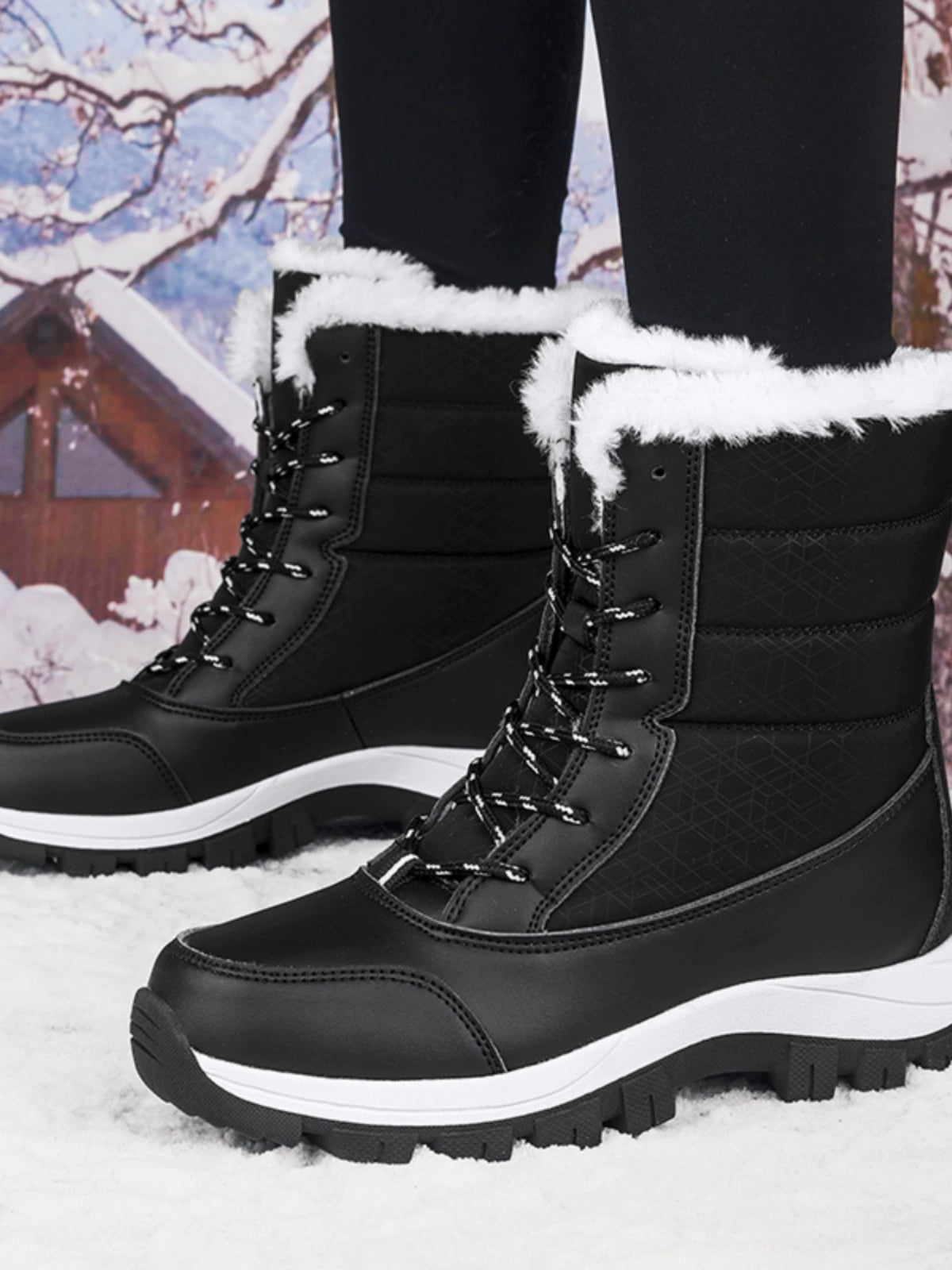Special Price Brand Women's Shoes Northeast Snow Boots Women's Thickened Fleece-lined Winter Waterproof Non Slip Plus Size Outdoor Sports Cotton Shoes