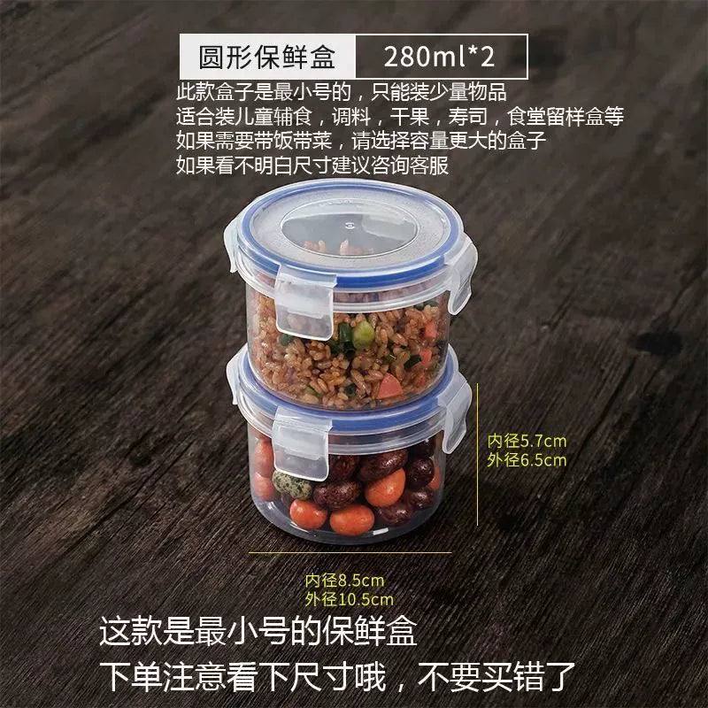 Small Size Plastic Fruit Microwave Oven Canteen Crisper