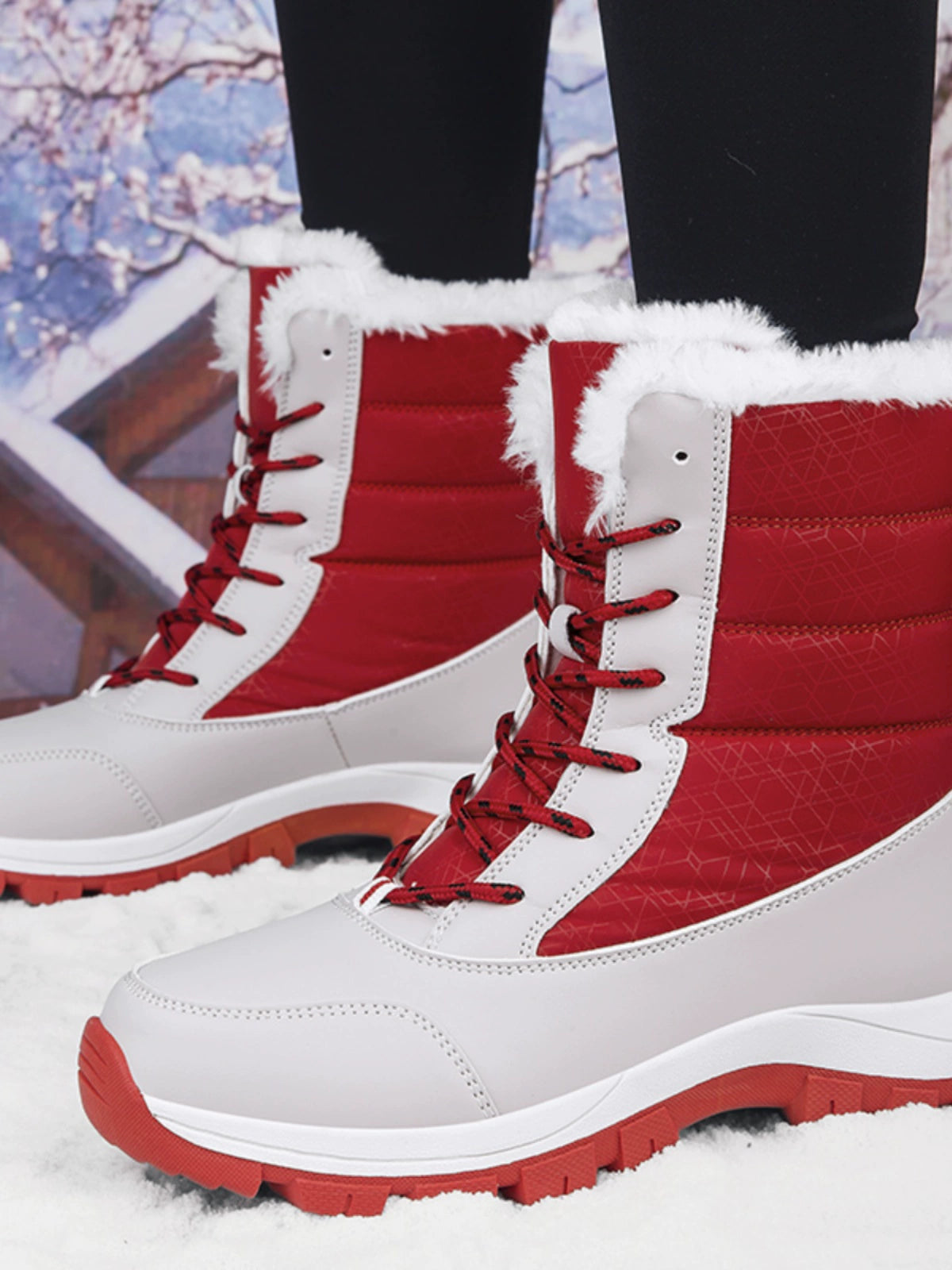 Special Price Brand Women's Shoes Northeast Snow Boots Women's Thickened Fleece-lined Winter Waterproof Non Slip Plus Size Outdoor Sports Cotton Shoes