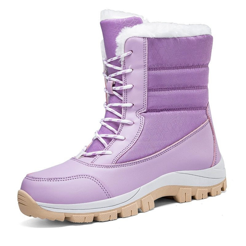 Special Price Brand Women's Shoes Northeast Snow Boots Women's Thickened Fleece-lined Winter Waterproof Non Slip Plus Size Outdoor Sports Cotton Shoes