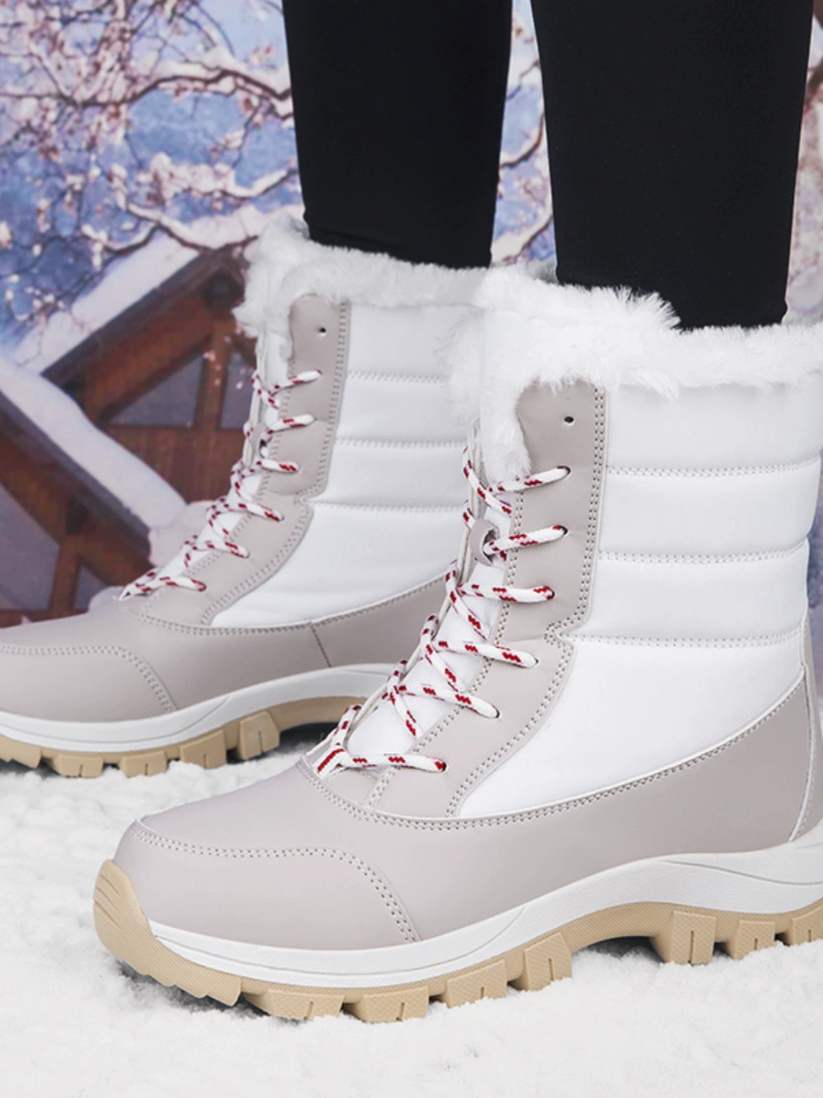 Special Price Brand Women's Shoes Northeast Snow Boots Women's Thickened Fleece-lined Winter Waterproof Non Slip Plus Size Outdoor Sports Cotton Shoes