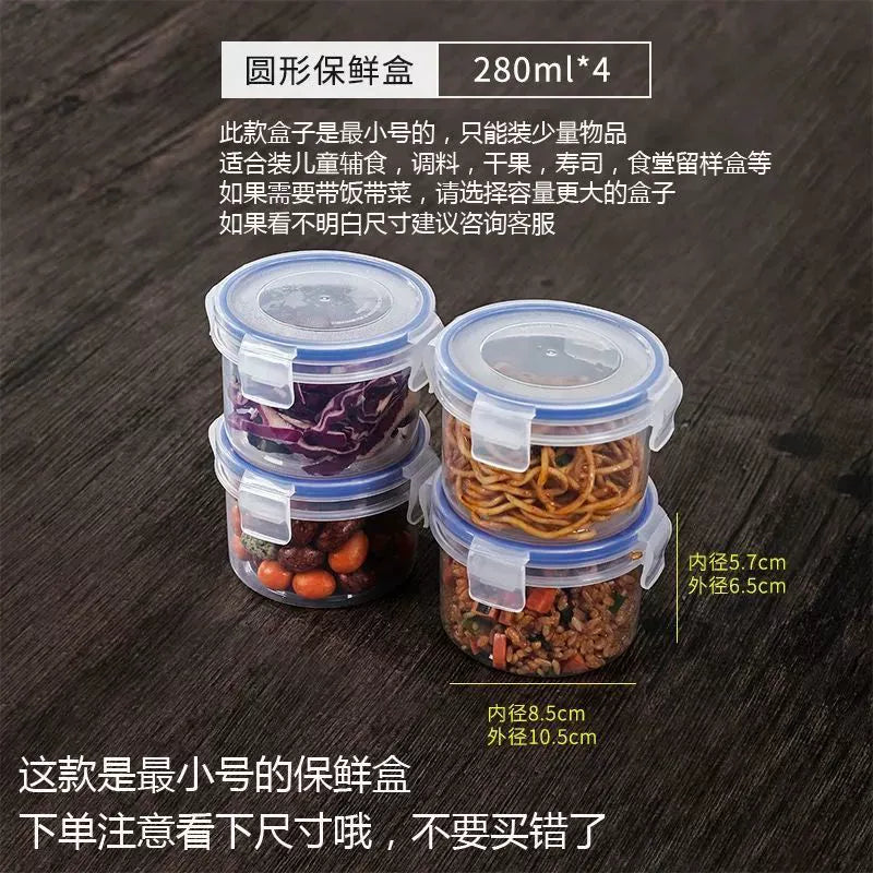 Small Size Plastic Fruit Microwave Oven Canteen Crisper