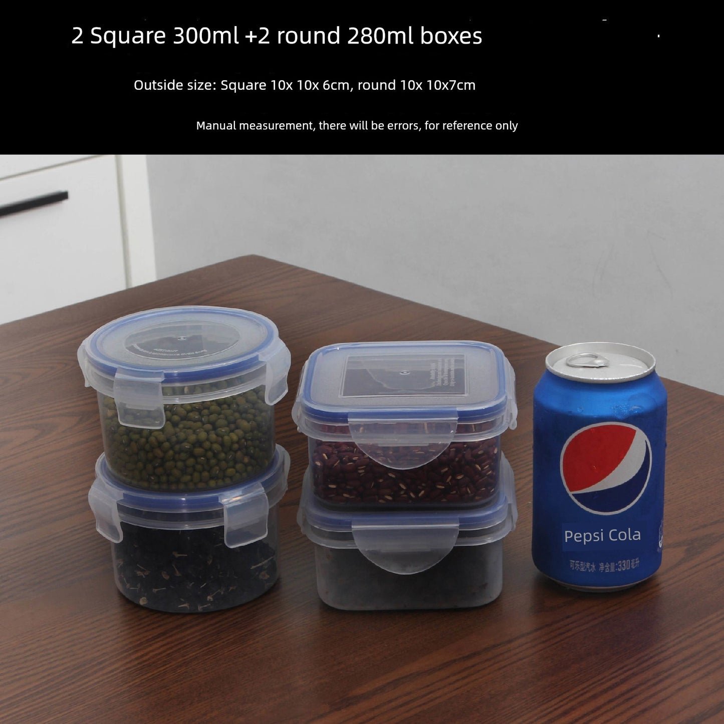 Small Size Plastic Fruit Microwave Oven Canteen Crisper