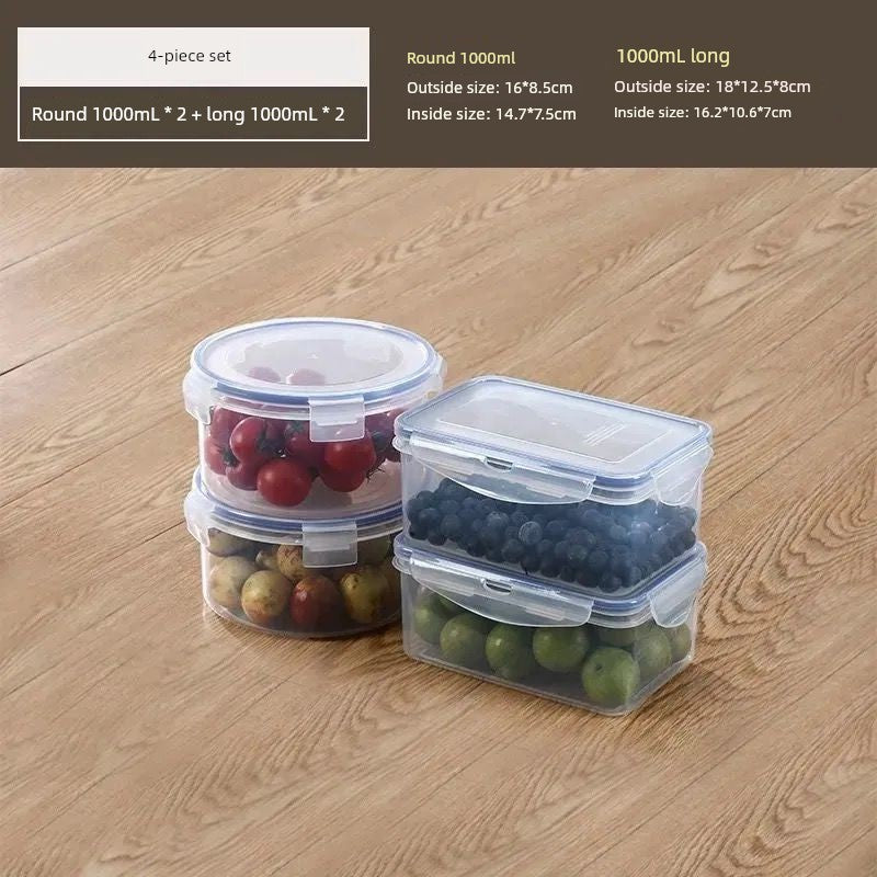 Small Size Plastic Fruit Microwave Oven Canteen Crisper