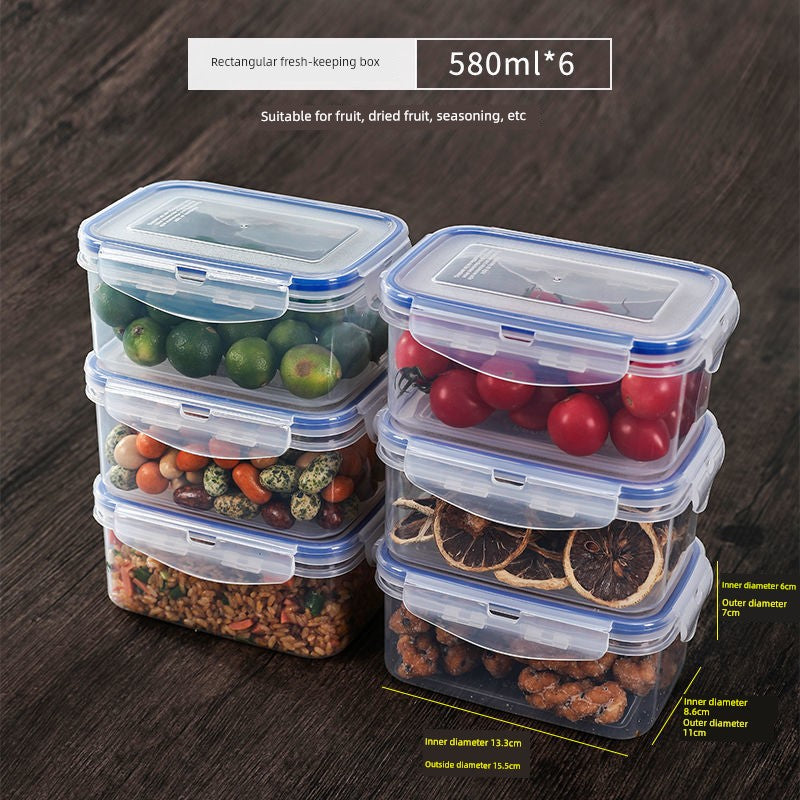 Small Size Plastic Fruit Microwave Oven Canteen Crisper