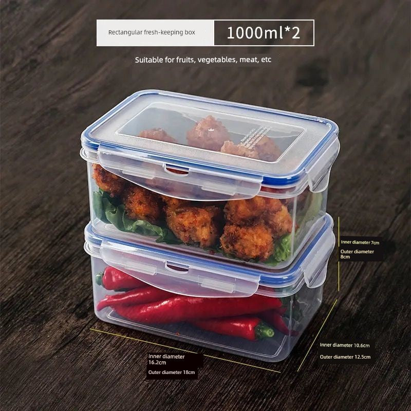 Small Size Plastic Fruit Microwave Oven Canteen Crisper