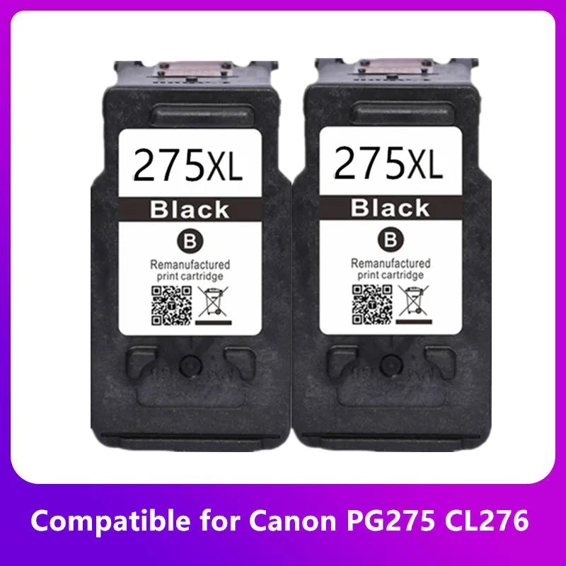 Remanufactured 275XL 276XL PG 275 CL 276 XL PG275 CL276 Ink Cartridge for Canon TS3522 TS3520 TR4720 Printer