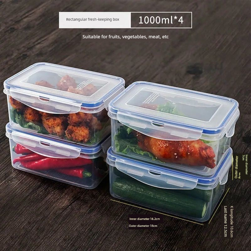 Small Size Plastic Fruit Microwave Oven Canteen Crisper