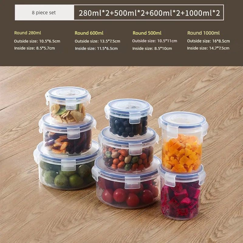 Small Size Plastic Fruit Microwave Oven Canteen Crisper