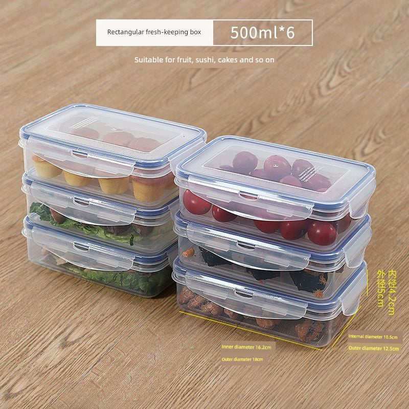 Small Size Plastic Fruit Microwave Oven Canteen Crisper