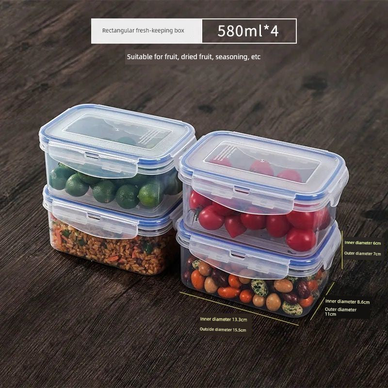 Small Size Plastic Fruit Microwave Oven Canteen Crisper