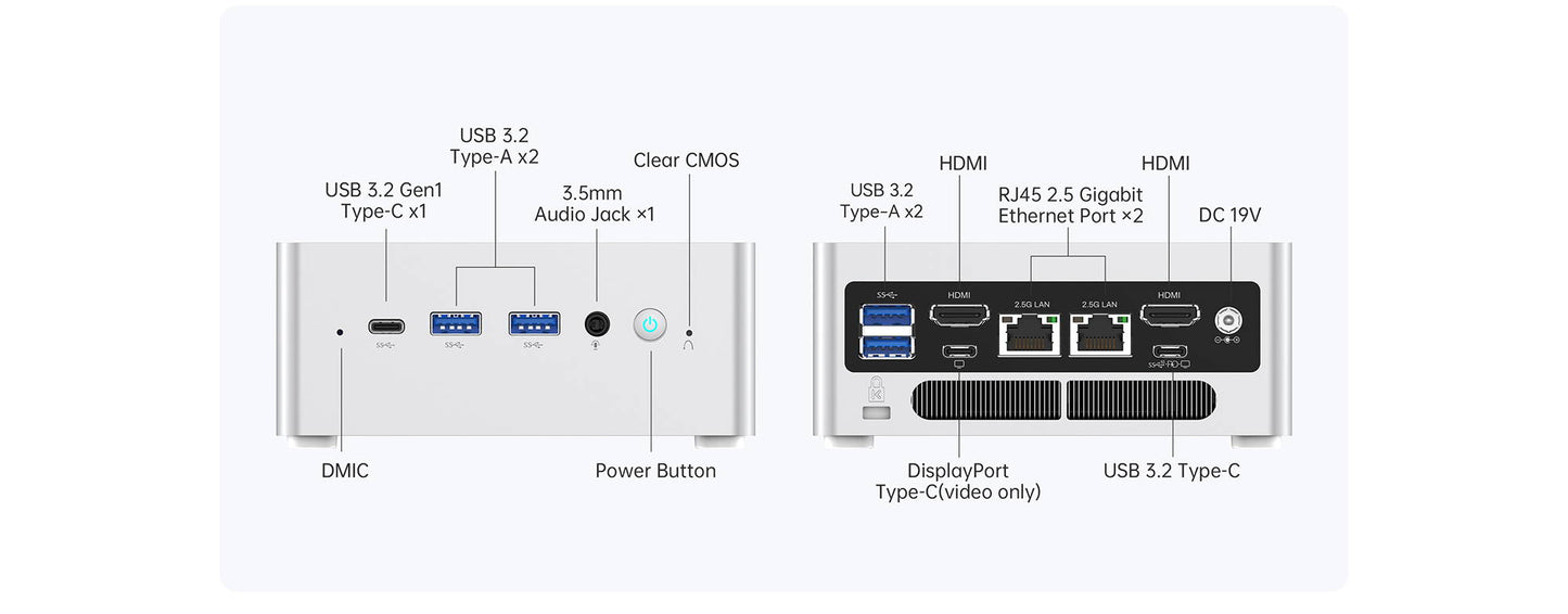 MINISFORUM Mini PC NAB9 Intel Core i9-12900HK