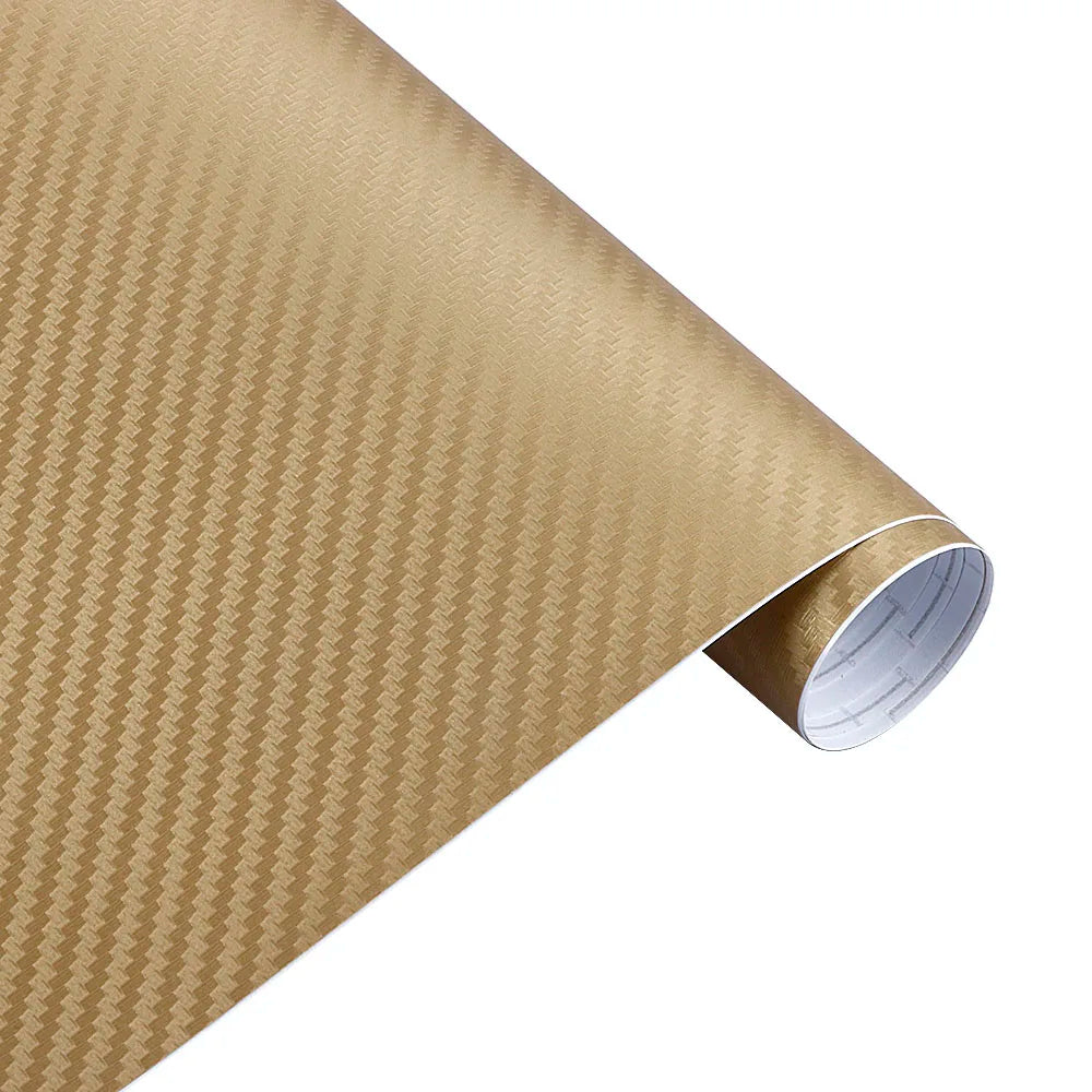 50cm Wide 3D Carbon Fiber Vinyl Film 3M Car Stickers Waterproof DIY Auto Vehicle Motorcycle Car Styling Wrap Roll Accessories