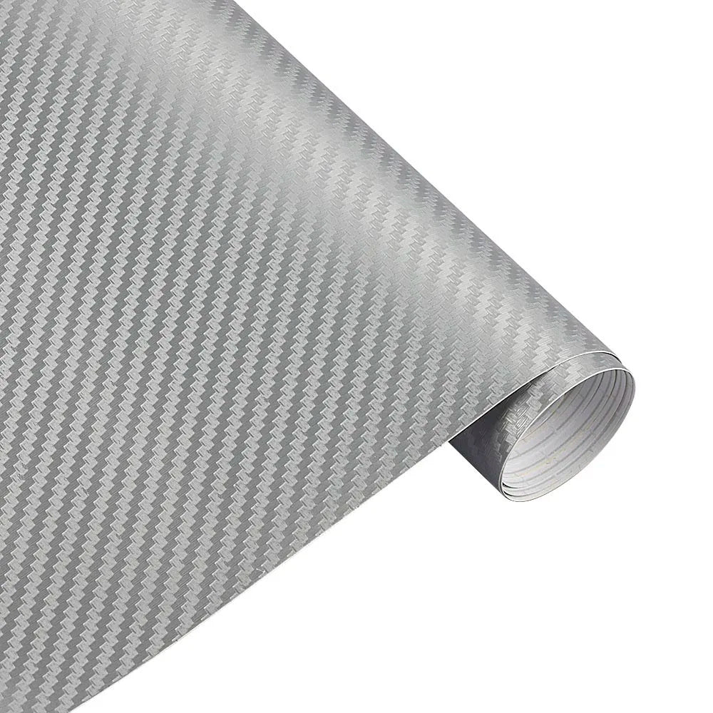 50cm Wide 3D Carbon Fiber Vinyl Film 3M Car Stickers Waterproof DIY Auto Vehicle Motorcycle Car Styling Wrap Roll Accessories