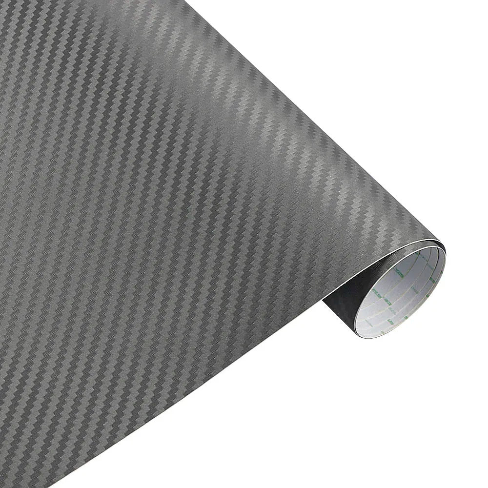 50cm Wide 3D Carbon Fiber Vinyl Film 3M Car Stickers Waterproof DIY Auto Vehicle Motorcycle Car Styling Wrap Roll Accessories