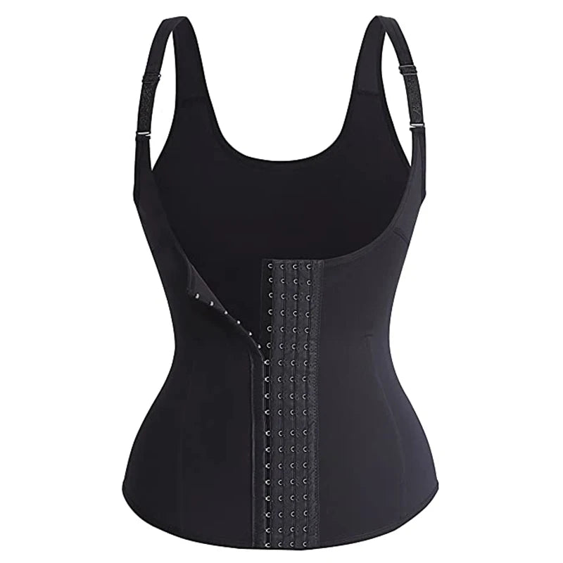 Waist Trainer Vest Slimming Corset for Weight Loss Body Shaper Sauna Suit Compression Shirt Belly Girdle Tops Shapewear Strap