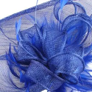 Girs Fascinator Nice Sinamay Show Headwear Hairpin Ladies Fashion Chuch Headwear Hair brooch Women Wedding Hair Accessories