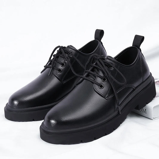 Casual Leather Men's Formal Dress Footwear Anti Slip Leisure Oxford Shoes Versatile Male Sneakers Outdoor Walking Shoes Trainers