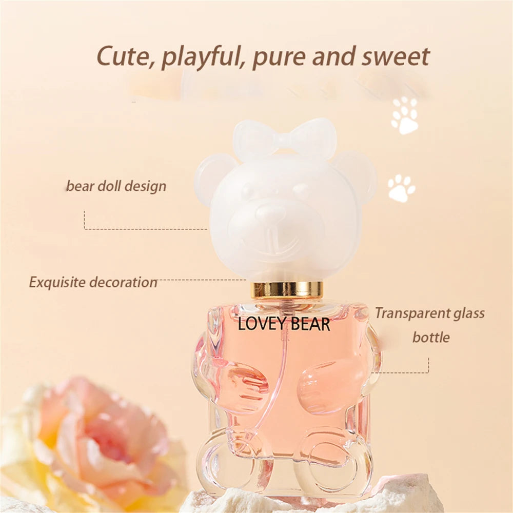 Cute Bear Women Eau De Parfum Spray High Quality Elegant Perfume Lasting Love Fragrance Musk Pheromone Light Men‘ Fragrance