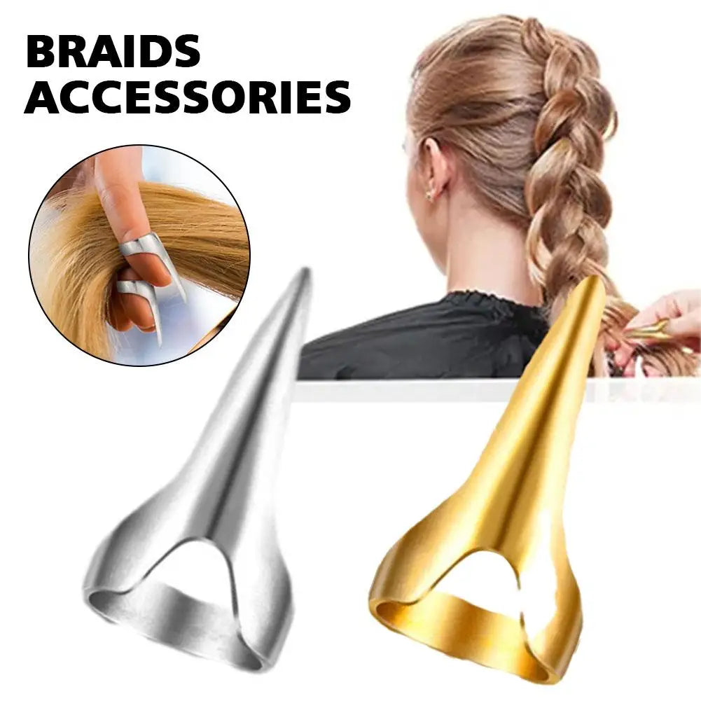 10pcs Hair Parting Tool Metal Parting Hair Sectioning Extension Braiding Accessory Hair Styling Braid Weaving Comb Cur S4O2