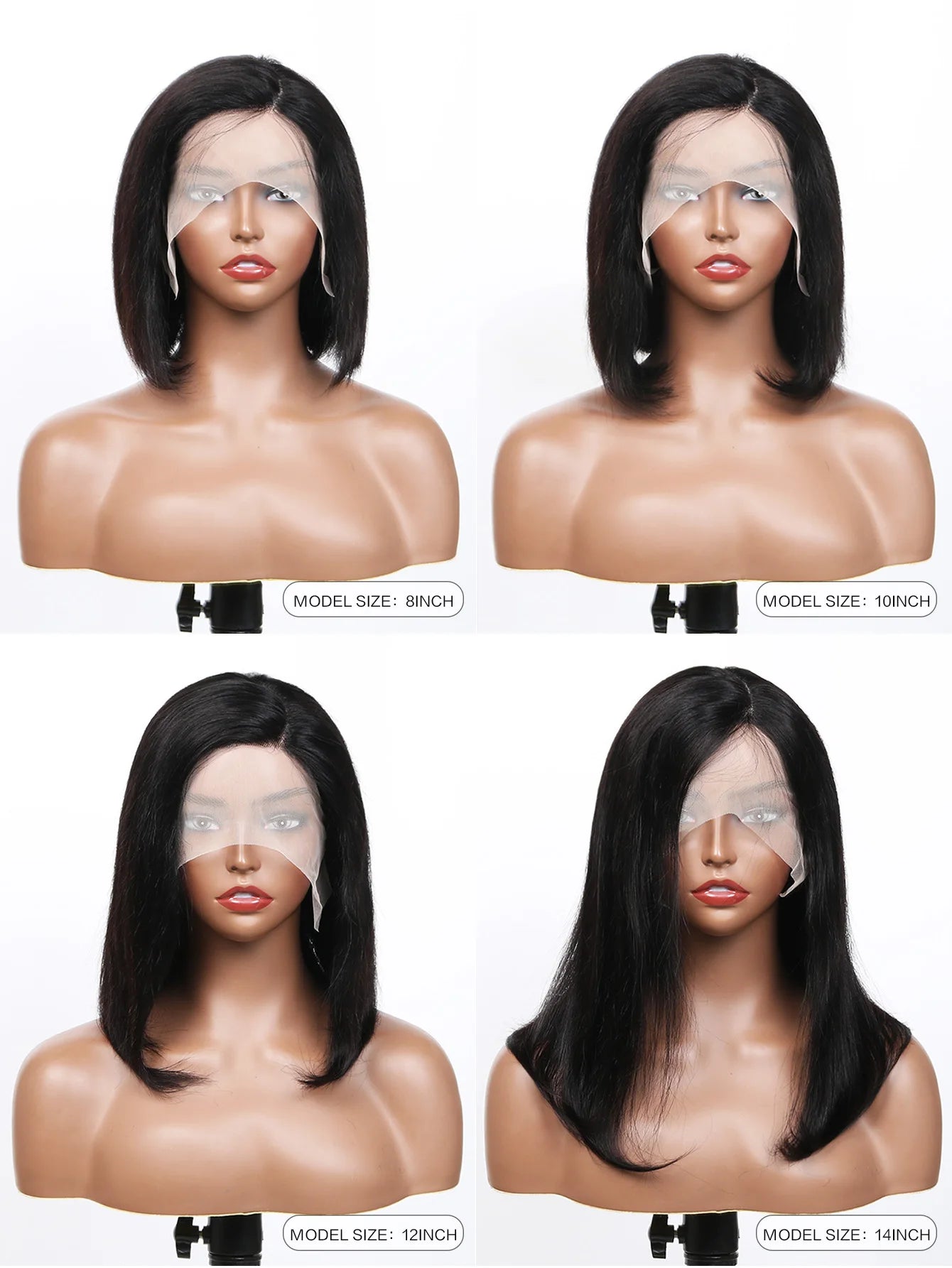 Hot Sale Short BOB Wig T Part Side Part Bob Wigs Lace Frontal Cuticle Aligned Pre Plucked Brazilian Human Hair for Black Women