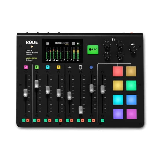 CASTER PRO Podcast Production Studio four studio-grade XLR microphone inputs for beginners and professionals