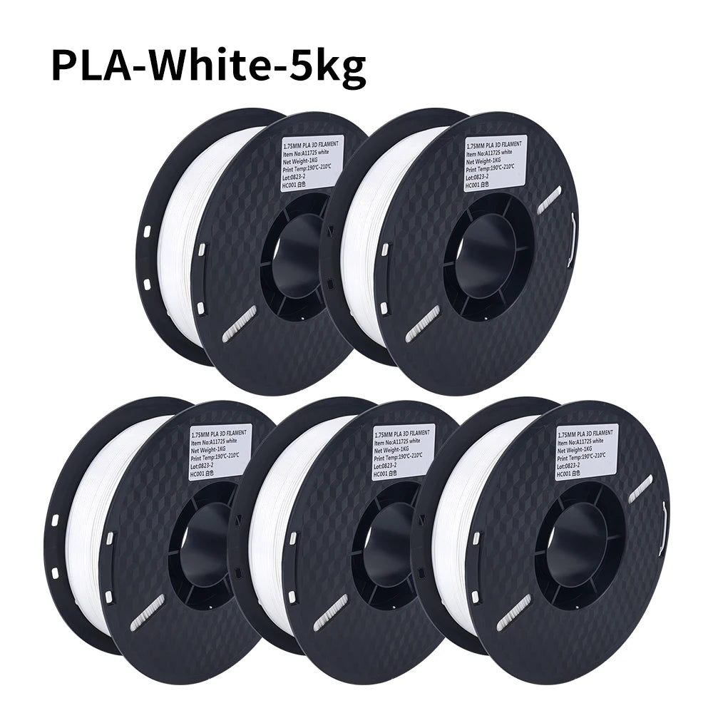 KEEPANG 5KG Filament 1.75mm PLA Vacuum Package No Bubble black White A Variety of Colors Fast Ship 3d printer Accessories