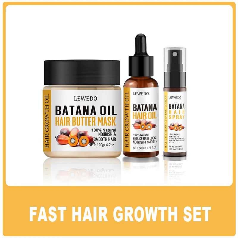 Fast Hair Growth Oil Africa Crazy Traction Alopecia batana Hair Mask Anti Hair Break Hair Strengthener Hair Loss Treatment Spray