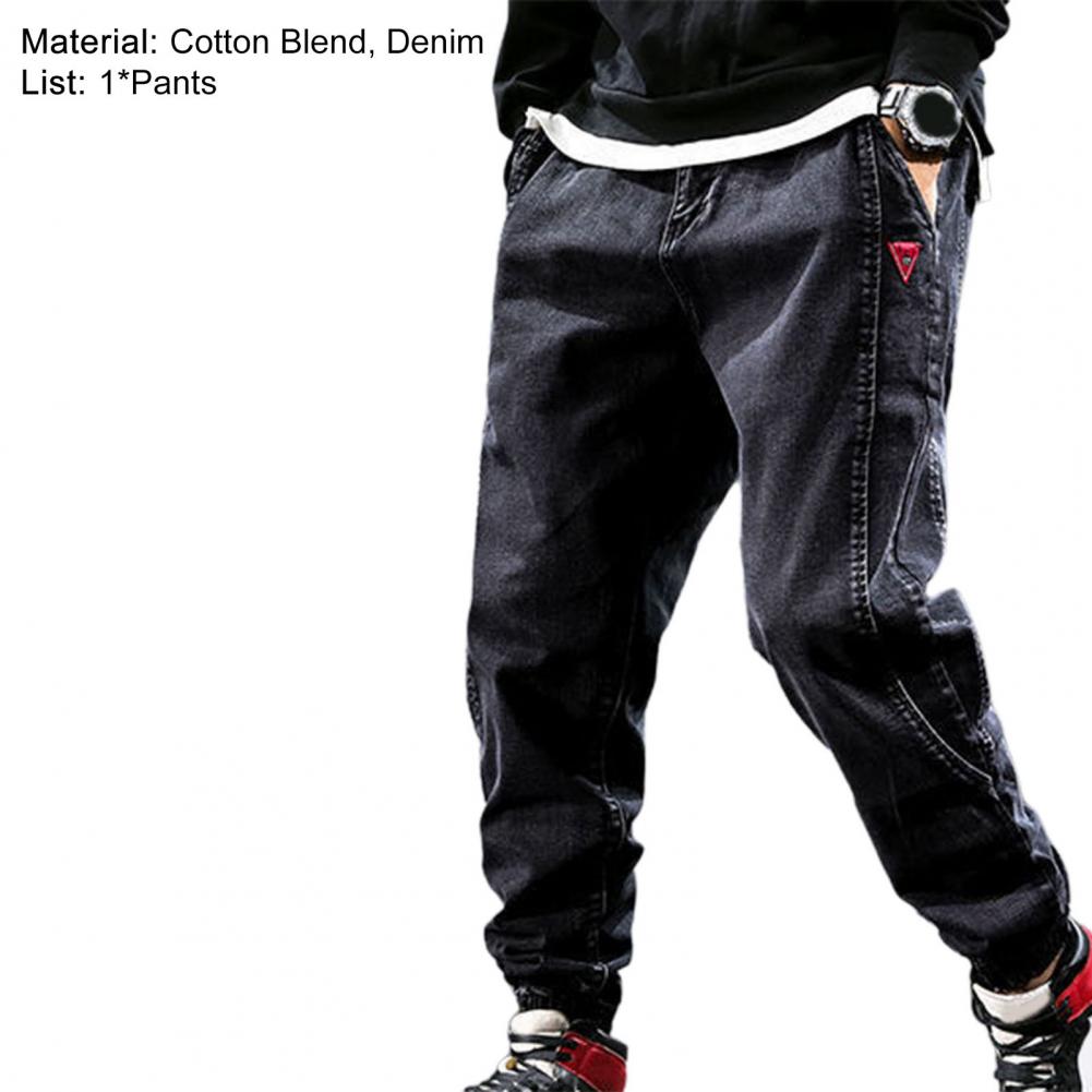 Streetwear Hip Hop Cargo Pants Men's Jeans Cargo Pants Elastic Harun Pants Joggers Pants 2022 Autumn and Winter