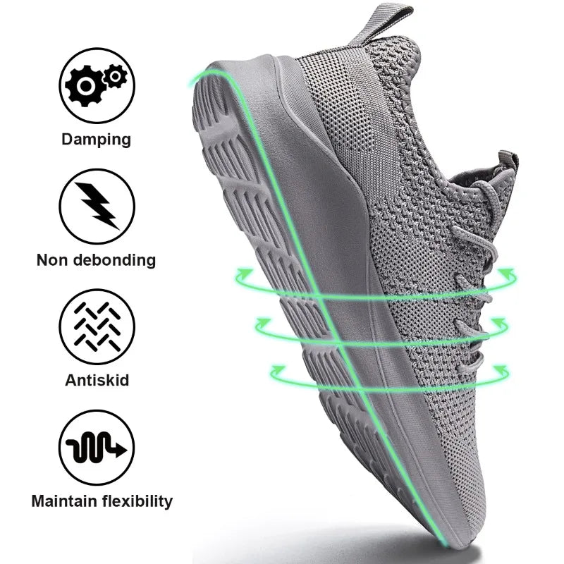 Women Casual Shoes Fashion Breathable Walking Mesh Flat Sneakers 2024 Anti-slip Vulcanized Shoe Female Footwear Size 36-42