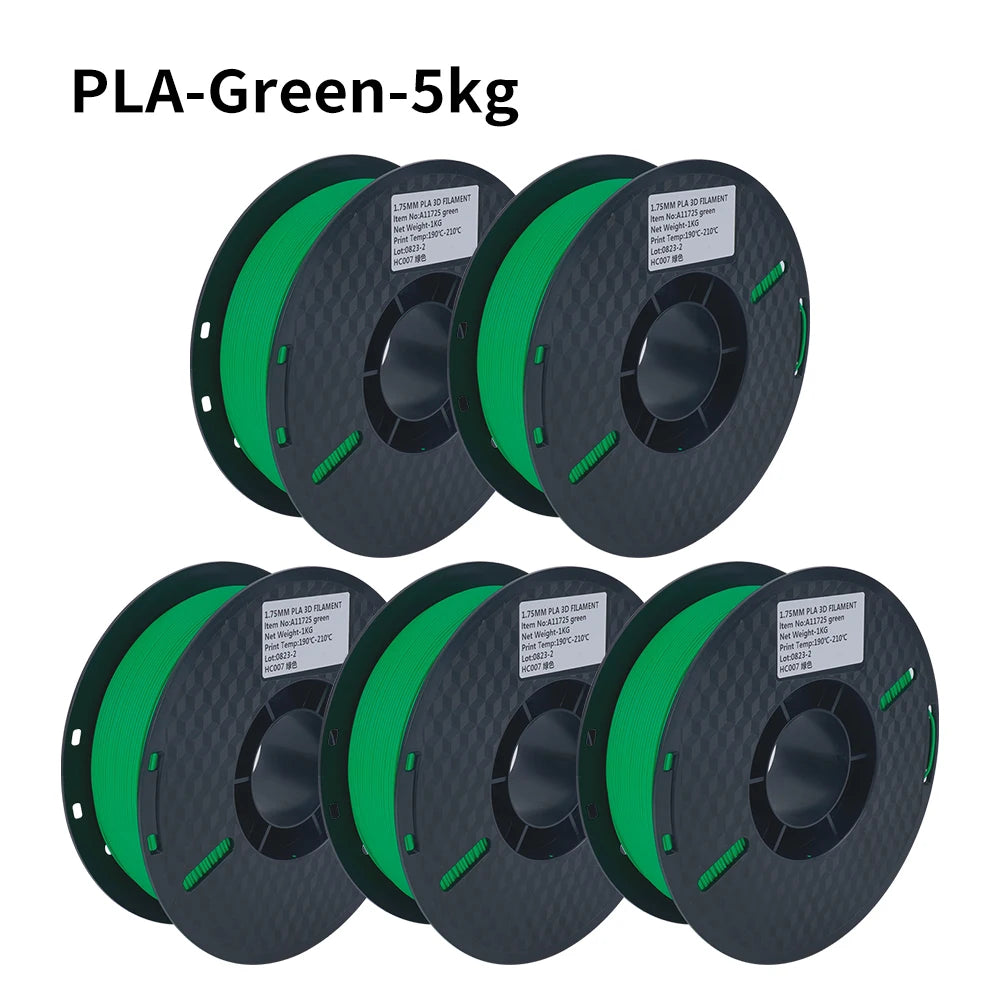 KEEPANG 5KG Filament 1.75mm PLA Vacuum Package No Bubble black White A Variety of Colors Fast Ship 3d printer Accessories