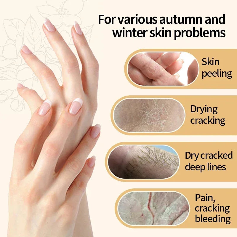 Collagen Anti-wrinkle Hand Cream Skin Cracked Repair Products Soften Nourish Anti-drying Whitening Moisturizing Skin Care New