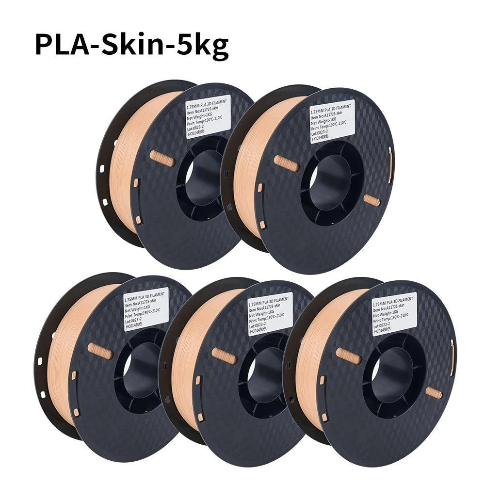 KEEPANG 5KG Filament 1.75mm PLA Vacuum Package No Bubble black White A Variety of Colors Fast Ship 3d printer Accessories