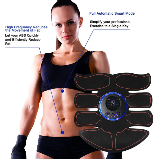 ABS Stimulator Muscle Toner EMS Muscle Stimulator Fitness Weight Loss Massager Abdominal Training Slimming Patch