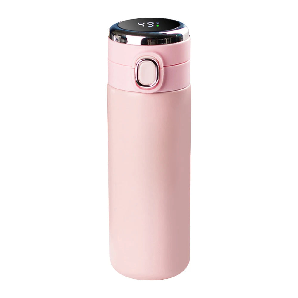 420ML Stainless Steel Smart Thermos with LED Temperature Digital Display Keep Cold Heat Water Bottle Leak-proof Vacuum Flask