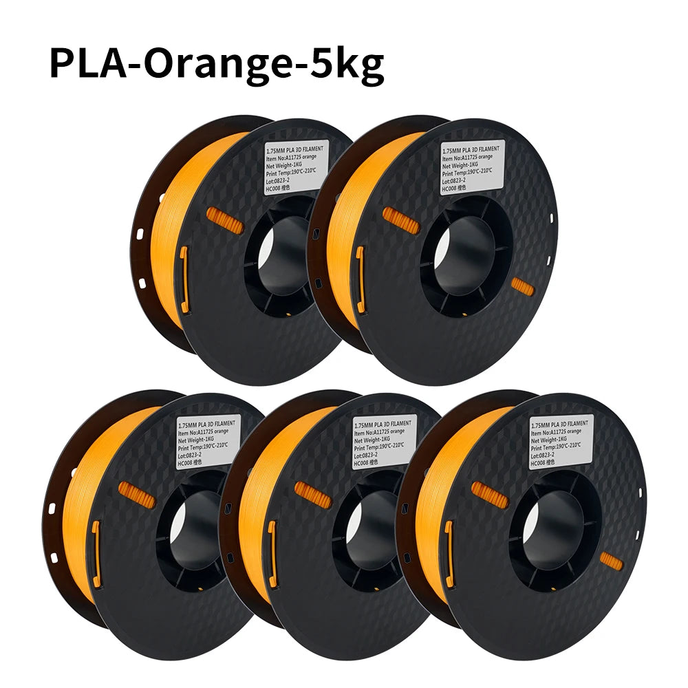 KEEPANG 5KG Filament 1.75mm PLA Vacuum Package No Bubble black White A Variety of Colors Fast Ship 3d printer Accessories