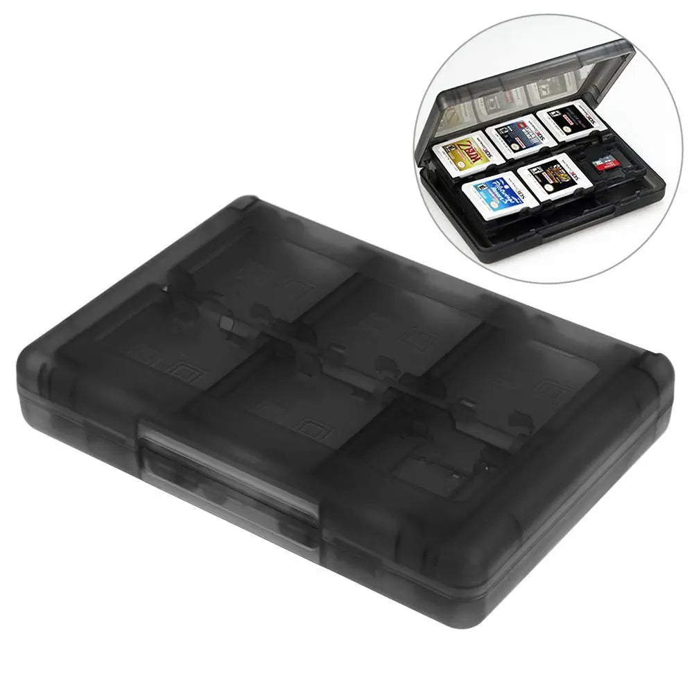 28-in-1 Game Card Case Compatible Nintendo NEW 3DS / 3DS / DSi / DSi XL / DSi LL / DS / DS Lite Cartridge Storage Box Holder