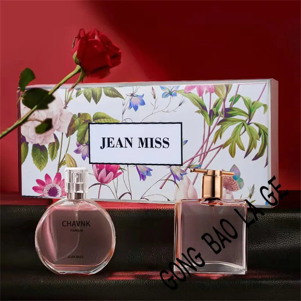 Brand 120ml Perfume Women Gift Box 4pcs Set Plant Floral Scent Lasting Fragrance Eau De Parfums Fresh Natural Perfumes Feminino