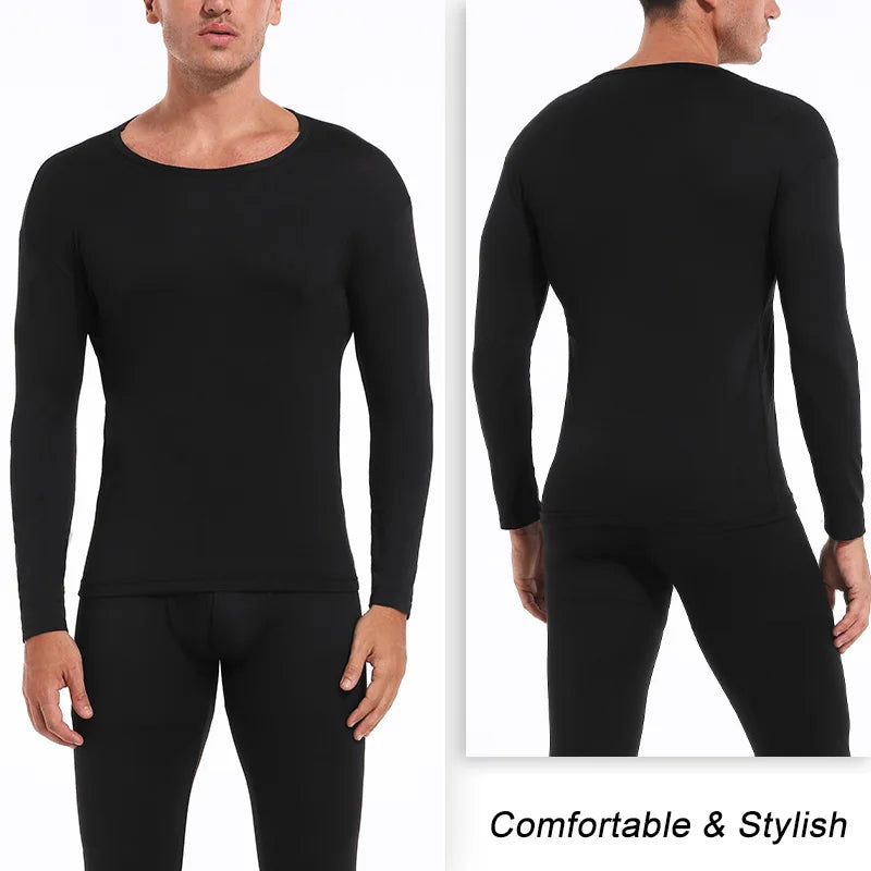 Thermal Underwear for Men Long Johns with Fleece Lined Sport Base layer in Cold Weather Winter