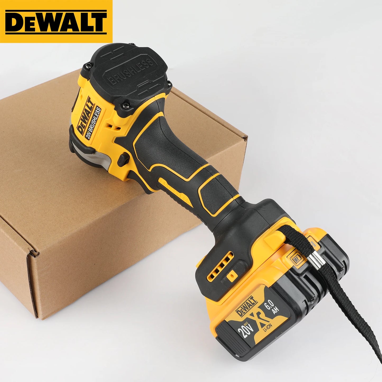 Dewalt DCF850 Rechargeable Cordless 20V electric screwdriver, Lithium Electric Battery, Power Tools, Original Large Torque