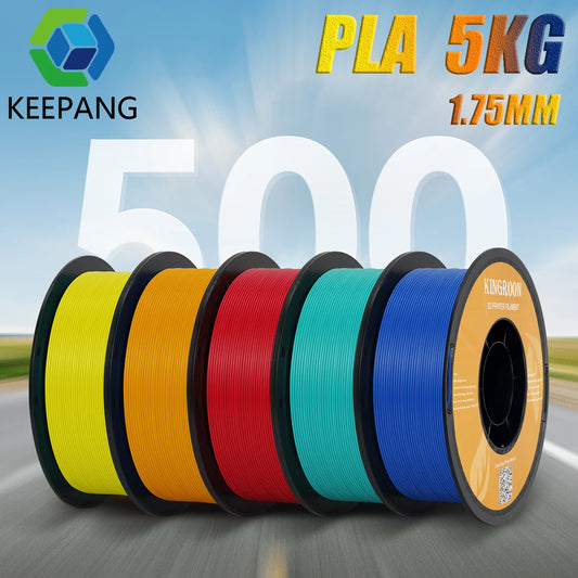 KEEPANG 5KG Filament 1.75mm PLA Vacuum Package No Bubble black White A Variety of Colors Fast Ship 3d printer Accessories