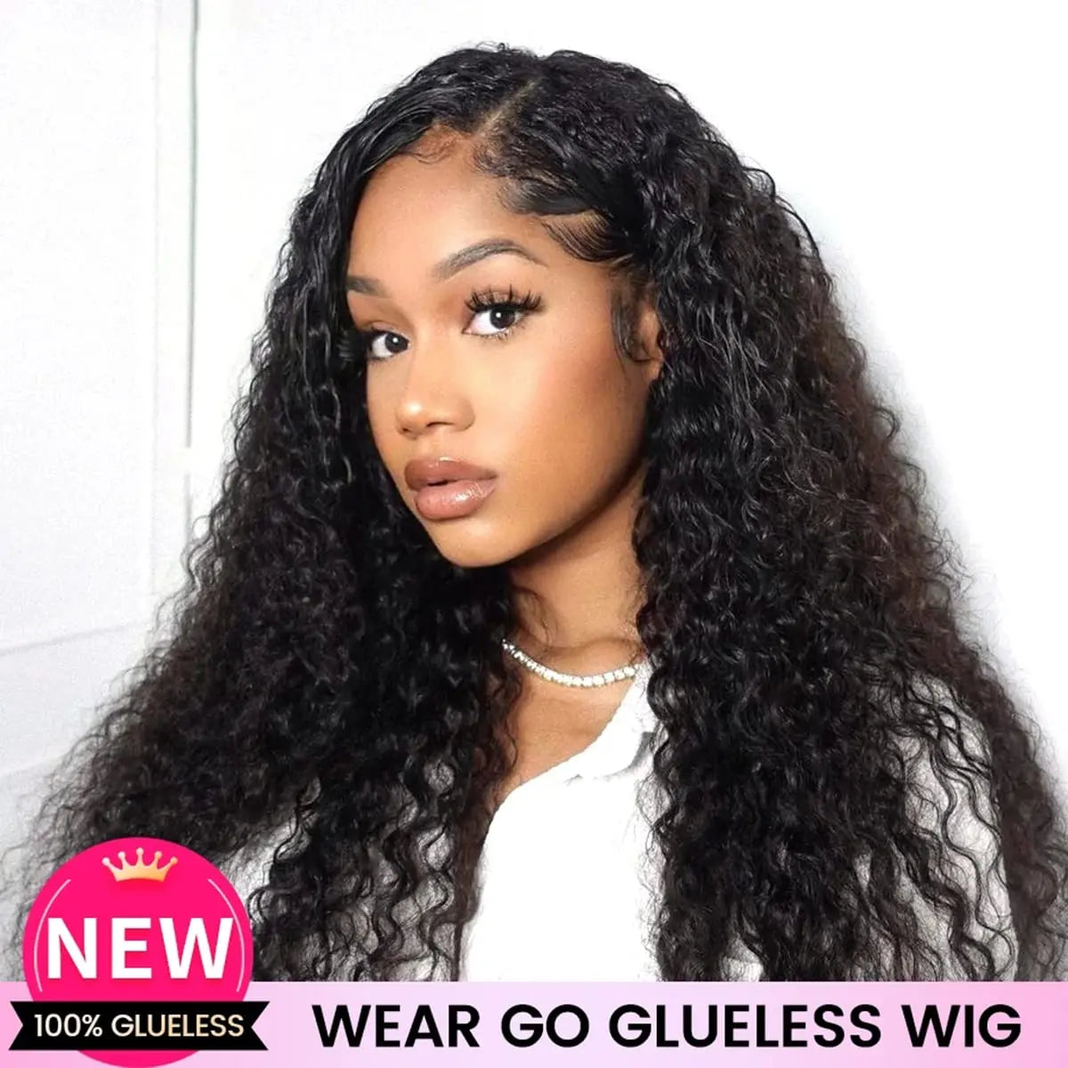 180 Water Wave HD Lace Front Wig Wear and Go Glueless Curly Lace Wigs For Women No Glue 6x4 5x5 Lace Pre Cut Wig Human Hair Wigs