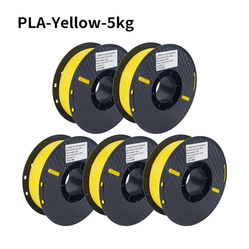 KEEPANG 5KG Filament 1.75mm PLA Vacuum Package No Bubble black White A Variety of Colors Fast Ship 3d printer Accessories