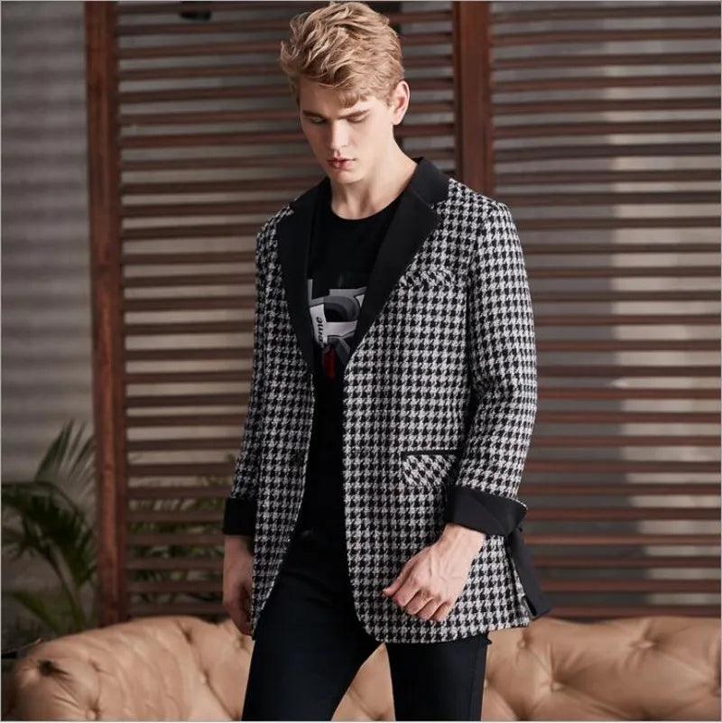 Spring Men's Fashion Long Trench Coat New Autumn Waterproof Loose Cotton Windbreaker Jacket Male Solid Double Breasted Outerwear