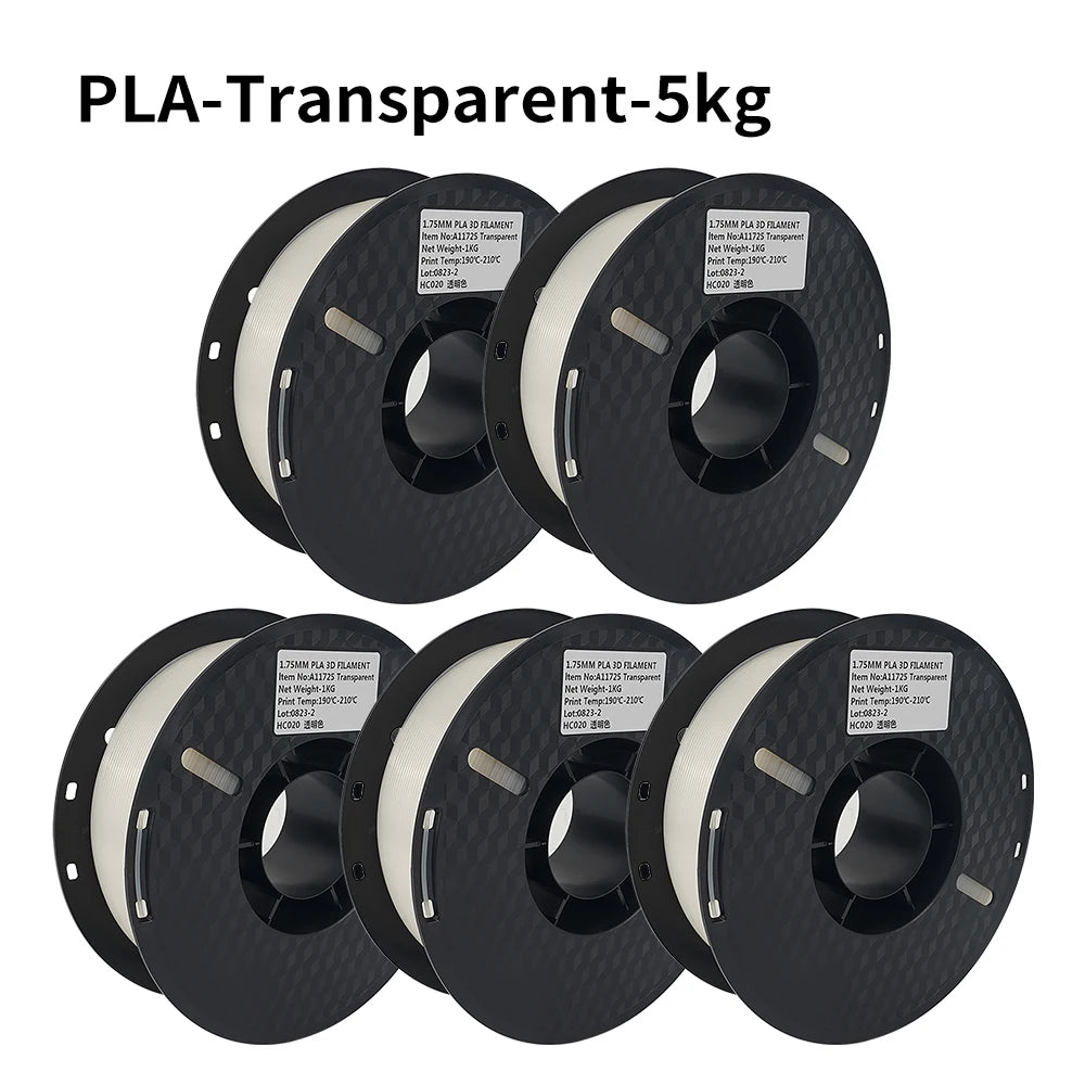 KEEPANG 5KG Filament 1.75mm PLA Vacuum Package No Bubble black White A Variety of Colors Fast Ship 3d printer Accessories